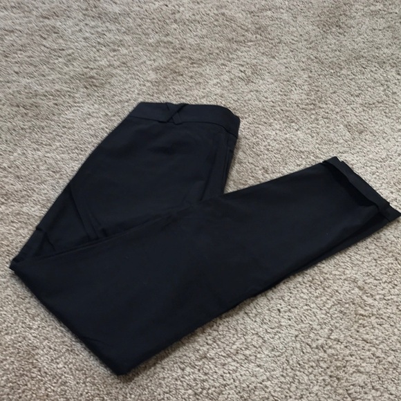 NWT! LACOSTE Size 0 black slim fit twill pants - Picture 3 of 8